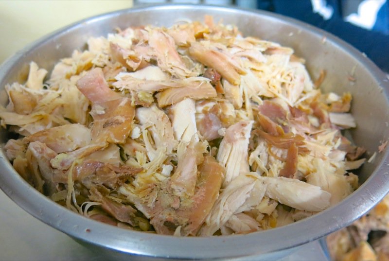 Chicken for rappie pie. Photo credit: The Canadian Foodie